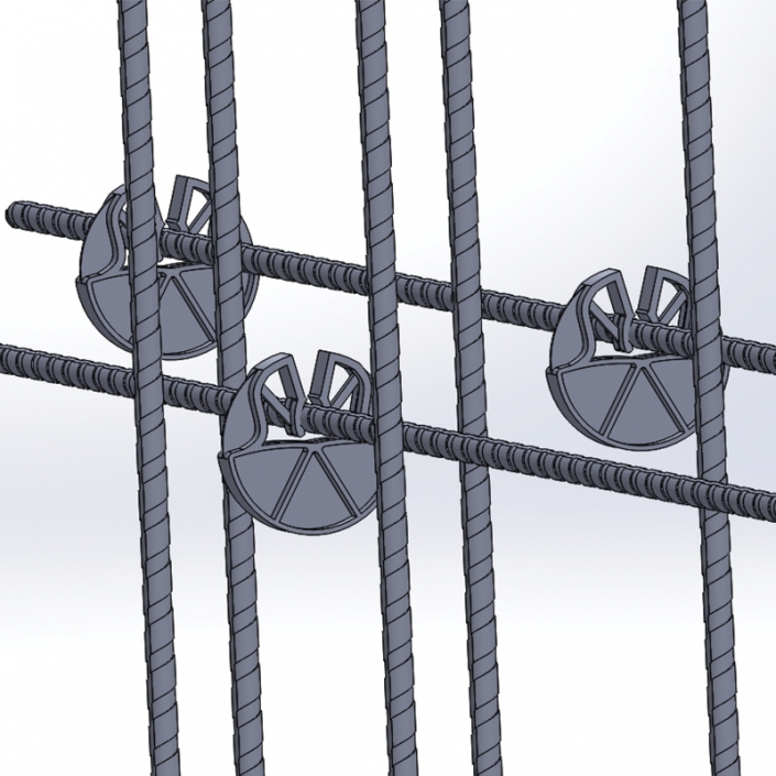 שומרי מרחק עגולים לקירות, עמודים, קורות וכלונסאות שומרי מרחק עגולים לקירות, עמודים, קורות וכלונסאות